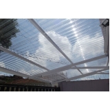 Telha de Policarbonato Ondulada Transparente